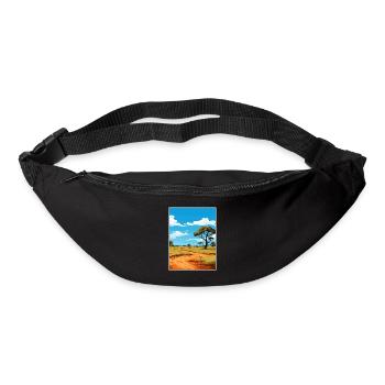 Krüger Nationalpark Südafrika Reiseposter - Gürteltasche - Schwarz - Vorne