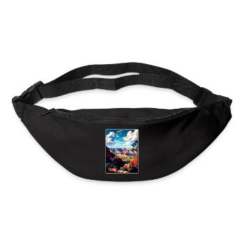 Grand Canyon National Park Arizona Travel Poster - Bum bag - black - Front