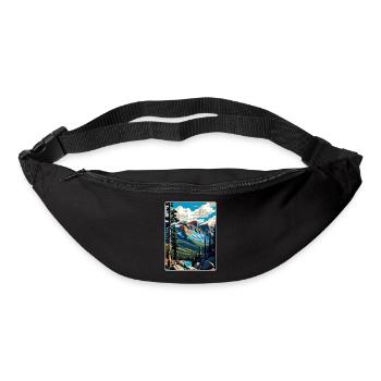 Rocky Mountain National Park Colorado Travel Card - Bum bag - black - Front