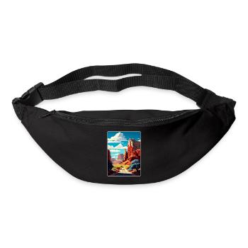 Capitol Reef Nationalpark Reiseposter Souvenir - Gürteltasche - Schwarz - Vorne