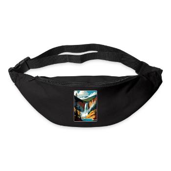 Yellowstone National Park Travel Poster Souvenir - Bum bag - black - Front
