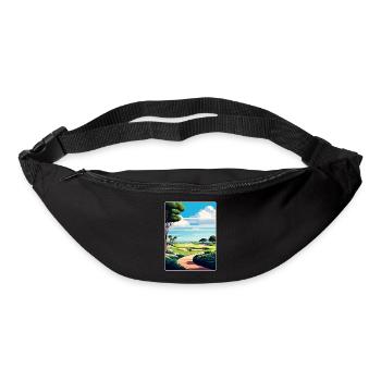 Pelican Hill Golf Club Travel Poster Souvenir WPA - Bum bag - black - Front