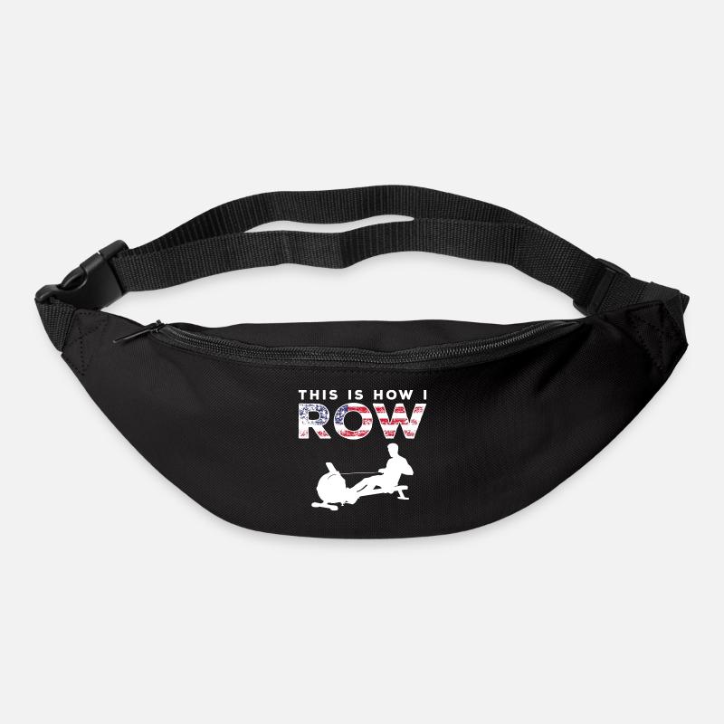 Rowing Machine Rower - Bum bag - black