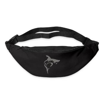 REQUIN - Sac banane - noir - Devant