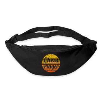 Schach im Sonnenuntergang - Gürteltasche - Schwarz - Vorne