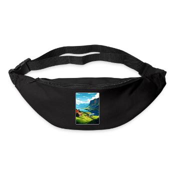 The Fjords Norway Norwegian Mountains Scandinavian - Bum bag - black - Front