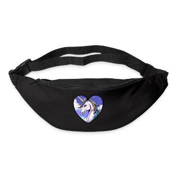 Einhorn - Gürteltasche - Schwarz - Vorne