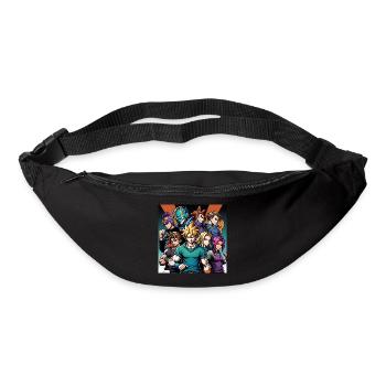 Manga Freundschaft Helden - Gürteltasche - Schwarz - Vorne