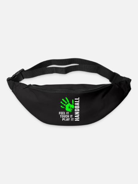 Handball Feel It Touch It Play It Handballer - Gürteltasche - Schwarz
