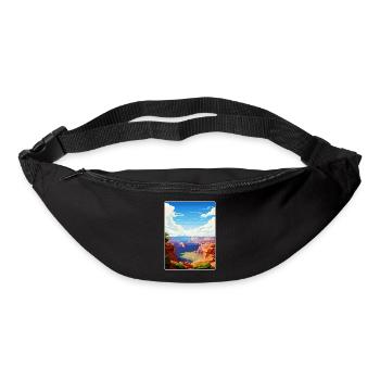 Grand Canyon National Park Arizona Travel Poster - Bum bag - black - Front