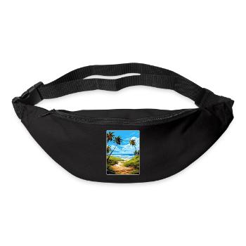 Biscanye Nationalpark Reiseposter Souvenir WPA - Gürteltasche - Schwarz - Vorne