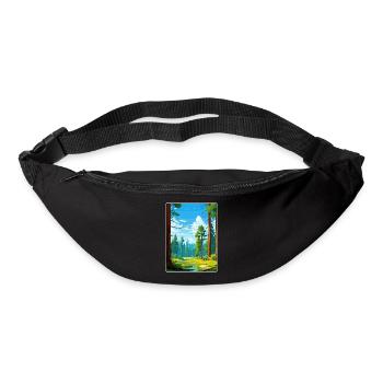 Sequoia Nationalpark Kalifornien Reiseposter WPA - Gürteltasche - Schwarz - Vorne