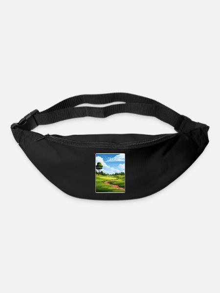Tpc Boston Golf Club Affiche de voyage Souvenir WPA - Sac banane - noir