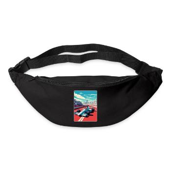 Mexique Circuit Motorsport Race Voyage Affiche WPA - Sac banane - noir - Devant