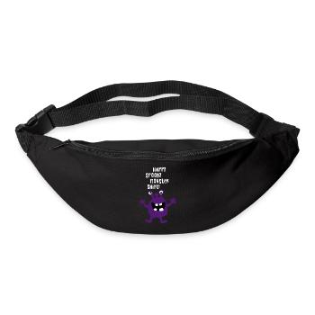 Monster happy spooky Halloween Zombie Trick Treat - Gürteltasche - Schwarz - Vorne