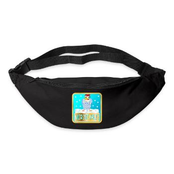 MIR IST KALT WINTER HÜHNER - Gürteltasche - Schwarz - Vorne