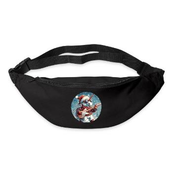 Unicorn Christmas Rocker Guitar - Bum bag - black - Front