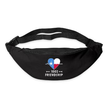 Somalia and Poland 100% friendship - Bum bag - black - Front