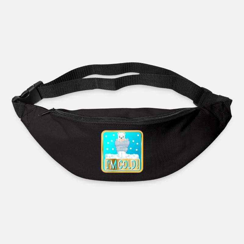 MIR IST KALT - WINTER EISBÄREN - Gürteltasche - Schwarz