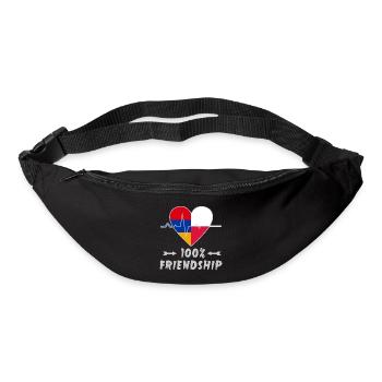 L'Arménie et la Pologne : amitié à 100 % - Sac banane - noir - Devant
