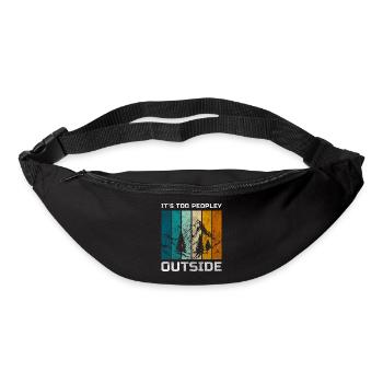 Antisocial Shy Humor Withdrawn - Bum bag - black - Front