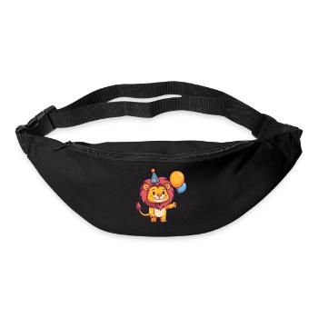 Bande dessinée d’anniversaire de Leo - Sac banane - noir - Devant