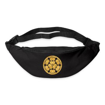 Vintage Faux Gold Chosokabe Japan Mon Oriental - Bum bag - black - Front