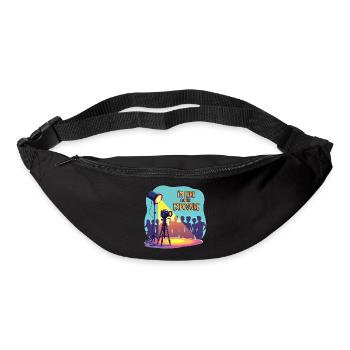 Je suis là pour l’exposition Fotograph Videograph - Sac banane - noir - Devant
