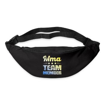 L’équipe Mma - Sac banane - noir - Devant