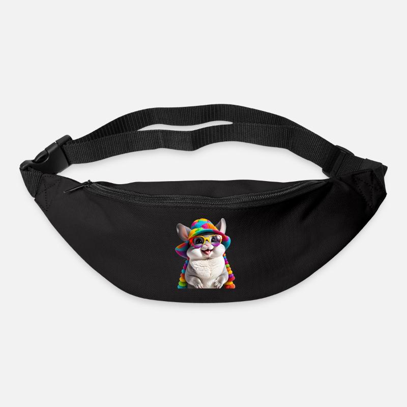 Chinchilla - Gürteltasche - Schwarz