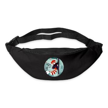 Happy Red Panda in the Jungle - Bum bag - black - Front