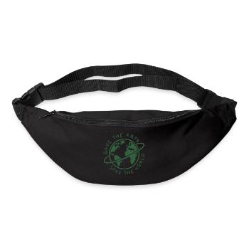 Save the Arts Save the World Earth Environmental Activist - Bum bag - black - Front
