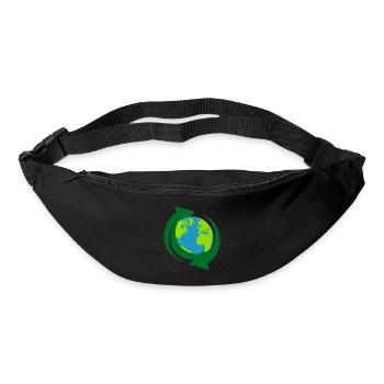 Recycling - Bum bag - black - Front