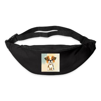 Niedlicher Australian Shepherd - Gürteltasche - Schwarz - Vorne