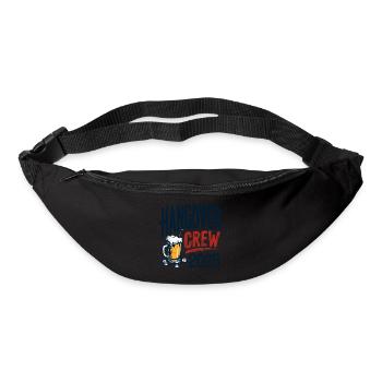 Hangover Crew 2025 – ultimative Partyshirt - Gürteltasche - Schwarz - Vorne