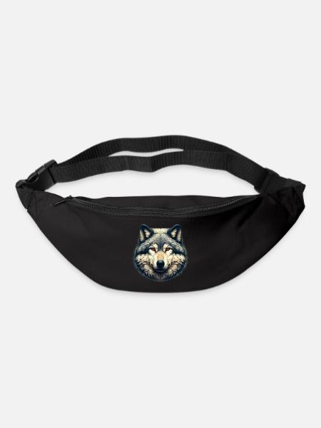 Loup - Sac banane - noir