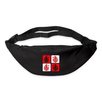 Fire brigade – courage in action - Bum bag - black - Front