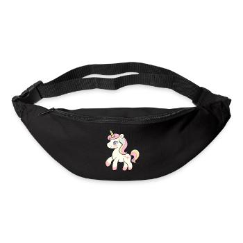 Baby Unicorn for Kids - Bum bag - black - Front