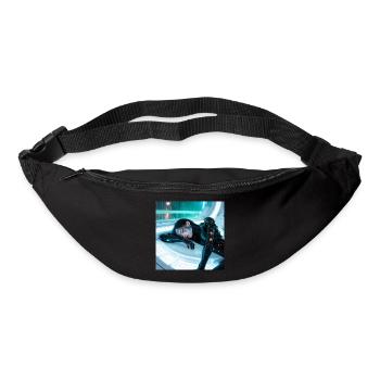 N-dless Nights: Sleeping cyberpunk girl - Bum bag - black - Front