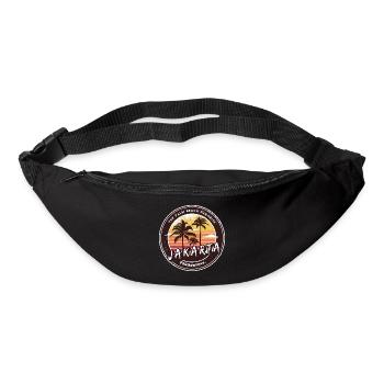 Jakarta Philippines Beach Palm Trees Design - Bum bag - black - Front