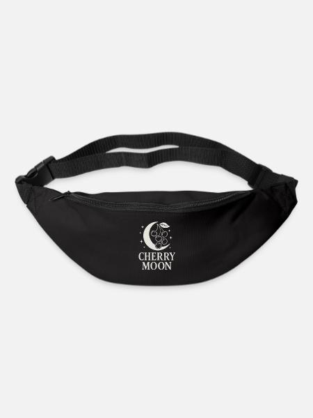 Cherry Moon – Mystik trifft Frucht (Kirsche) - Gürteltasche - Schwarz