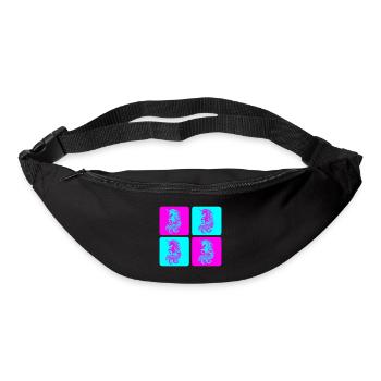 Magical Unicorn Pop Art - Bum bag - black - Front