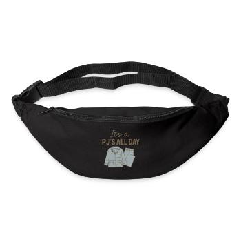 PJ’S All Day – Faulenzen im Pyjama - Gürteltasche - Schwarz - Vorne