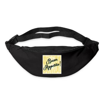 Spaghetti Enjoy your meal - Bum bag - black - Front