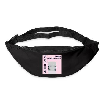 PERSONNALITÉ DE VÉLO DRÔLE CYCLISME - Sac banane - noir - Devant