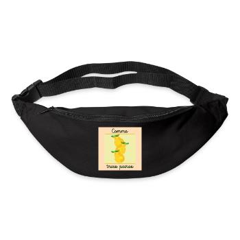 Haut comme trois poires - Sac banane - noir - Devant