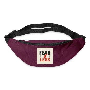 Motivational Power Shock Design - Bum bag - burgundy - Front