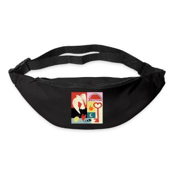 Tout sur la Palestine - Sac banane - noir - Devant