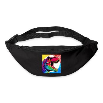 Dinosaurier - Gürteltasche - Schwarz - Vorne