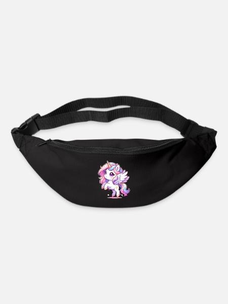 Licorne magique - Sac banane - noir